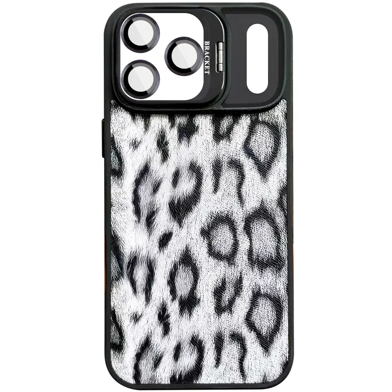 Etui TPU+PC Wild Leopard with MagSafe and Lens do Apple iPhone 17 Pro (6.3"), Black, TPU+PC