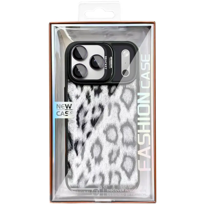 Etui TPU+PC Wild Leopard with MagSafe and Lens do Apple iPhone 17 Pro (6.3"), Black 1, TPU+PC