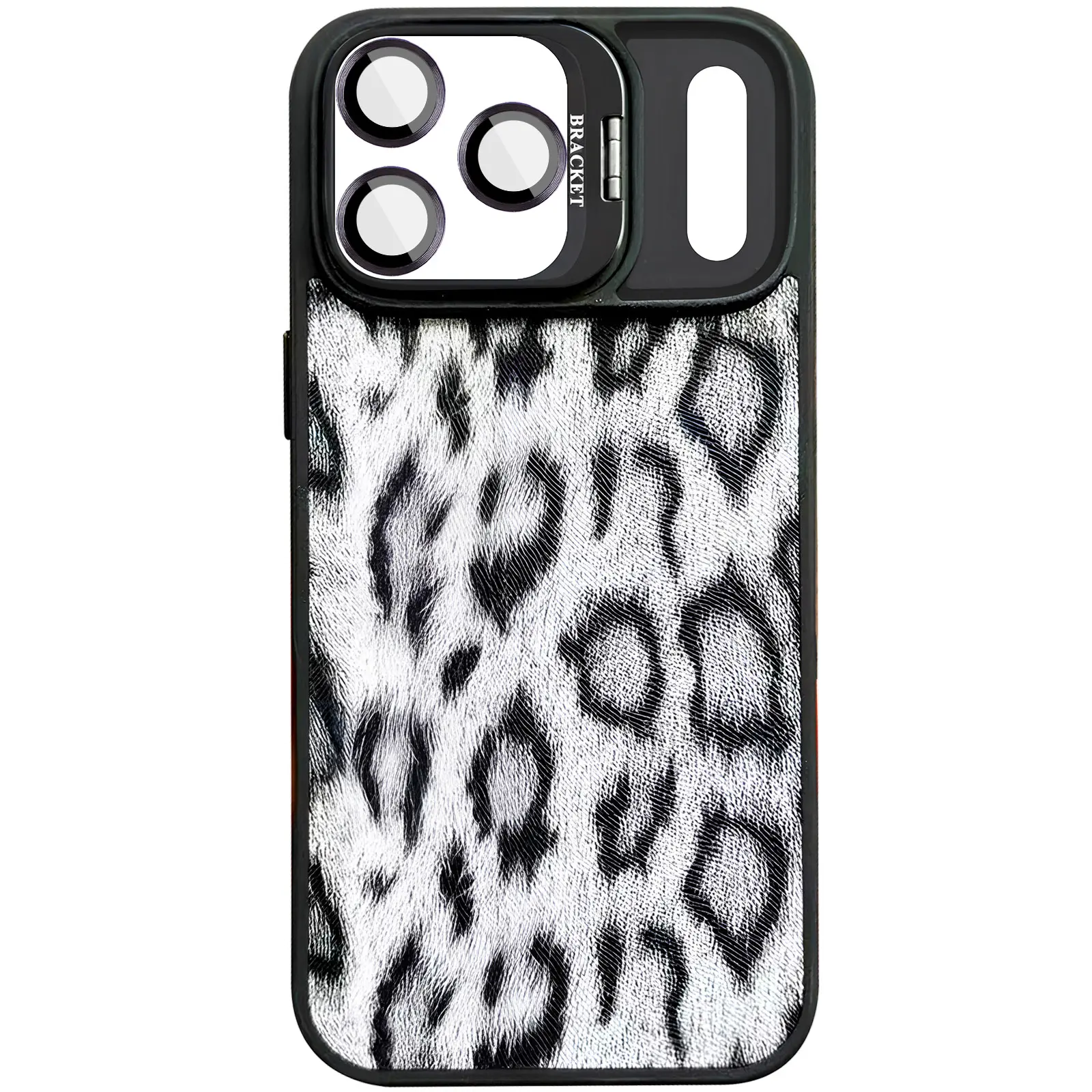 Etui TPU+PC Wild Leopard with MagSafe and Lens do Apple iPhone 17 Pro (6.3"), Black, TPU+PC