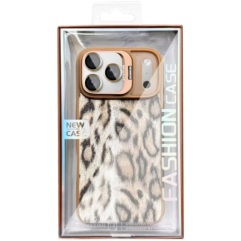 Etui TPU+PC Wild Leopard with MagSafe and Lens do Apple iPhone 17 Pro (6.3"), Brown 1, TPU+PC