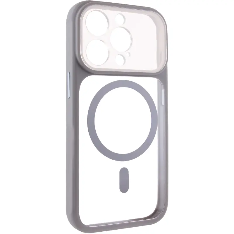 Etui TPU+PC GETMAN Moon Clear with MagSafe do Apple iPhone 14 Pro (6.1"), Grey, TPU+PC