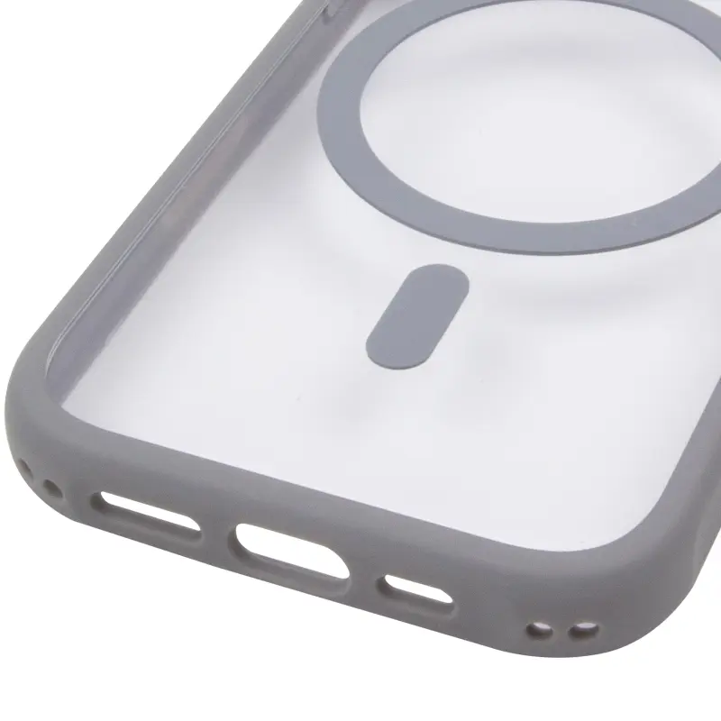 Etui TPU+PC GETMAN Moon Clear with MagSafe do Apple iPhone 14 Pro (6.1"), Grey 4, TPU+PC