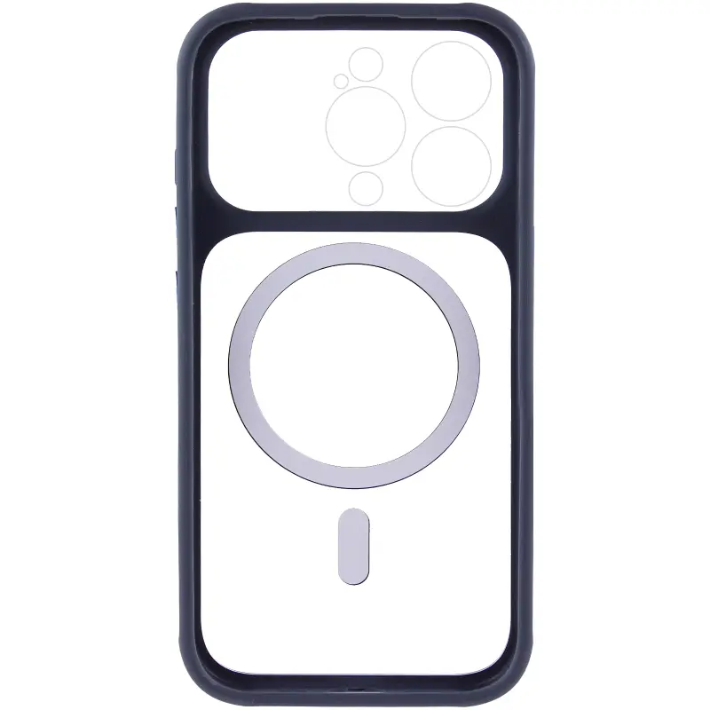 Etui TPU+PC GETMAN Moon Clear with MagSafe do Apple iPhone 14 Pro Max (6.7"), Blue 2, TPU+PC