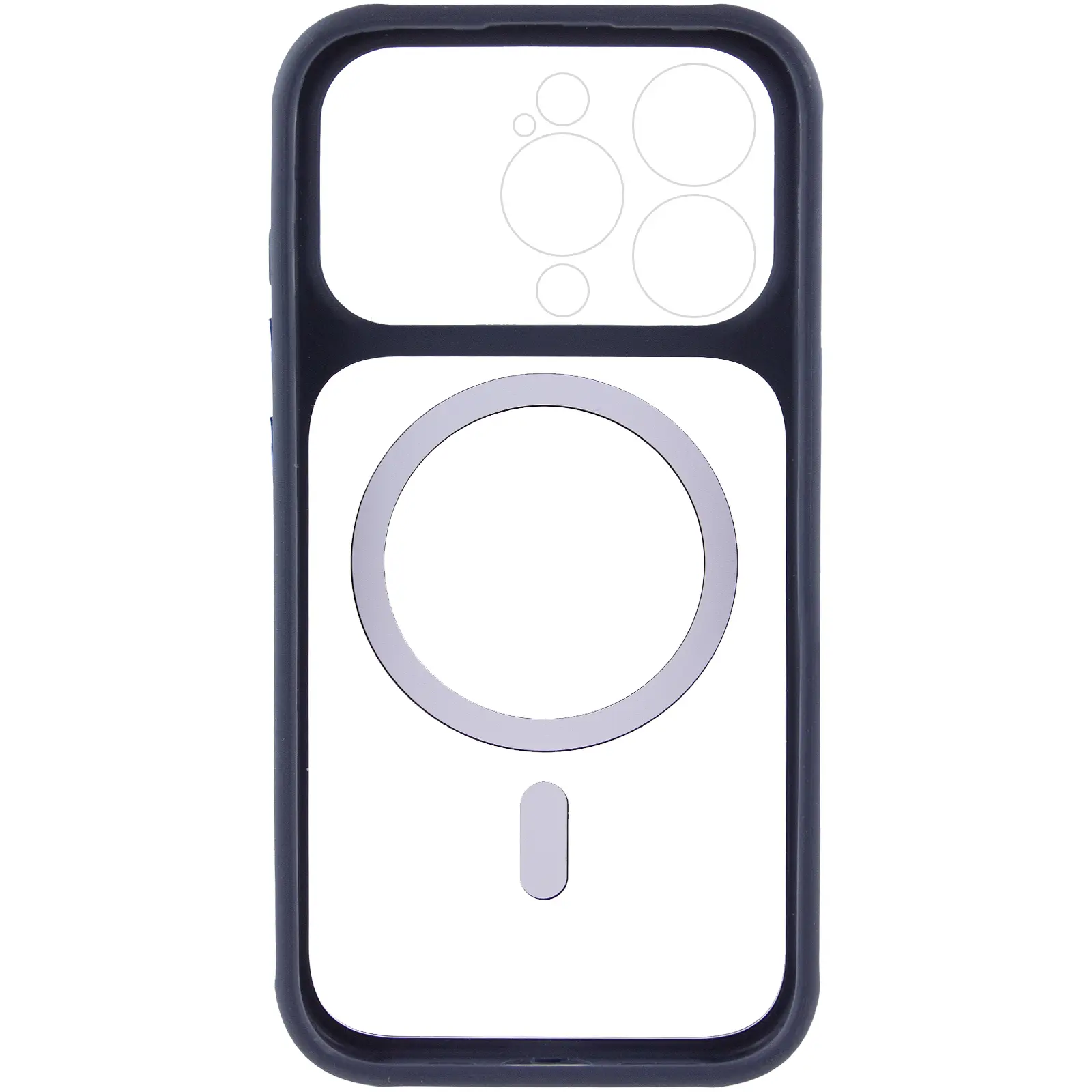Etui TPU+PC GETMAN Moon Clear with MagSafe do Apple iPhone 14 Pro Max (6.7"), Blue 2, TPU+PC