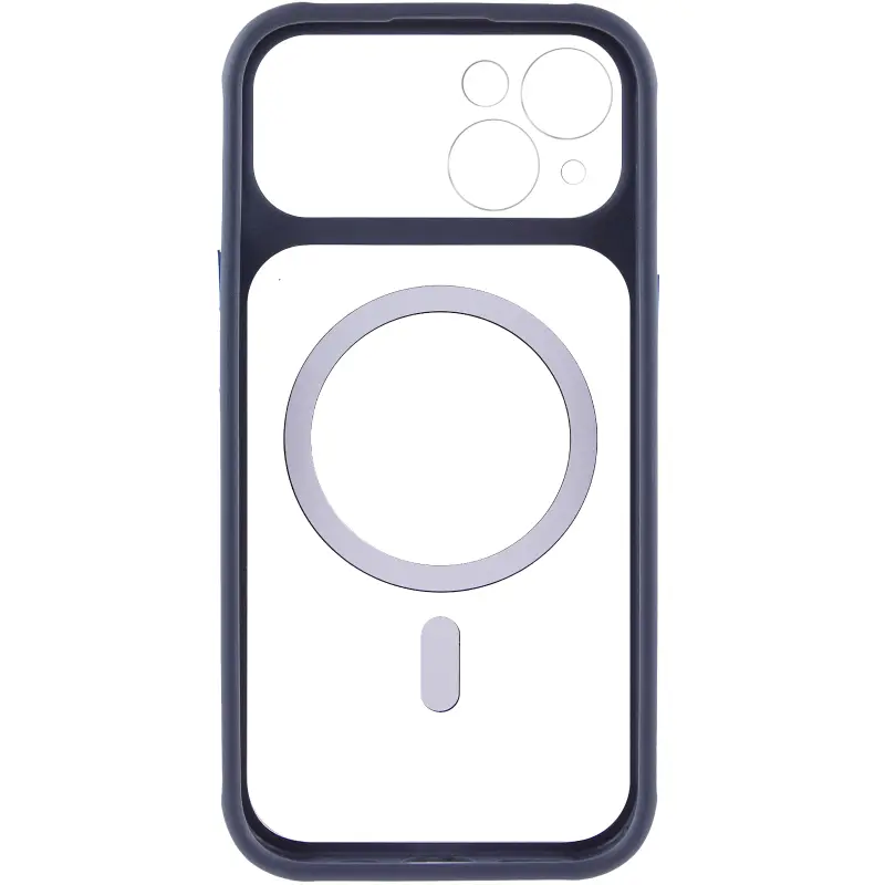 Etui TPU+PC GETMAN Moon Clear with MagSafe do Apple iPhone 15 (6.1"), Blue 2, TPU+PC