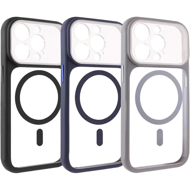 Etui TPU+PC GETMAN Moon Clear with MagSafe do Apple iPhone 15 Pro (6.1"), TPU+PC
