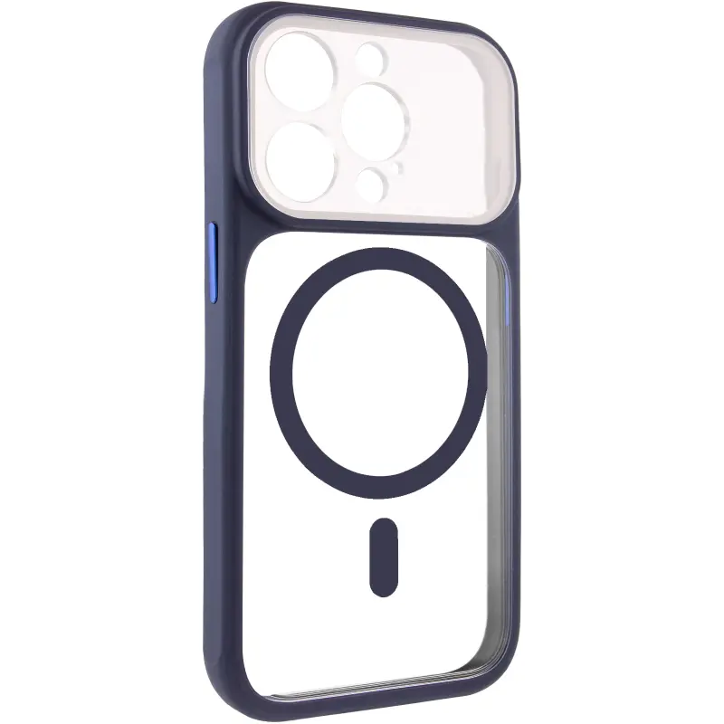 Etui TPU+PC GETMAN Moon Clear with MagSafe do Apple iPhone 15 Pro (6.1"), Blue, TPU+PC