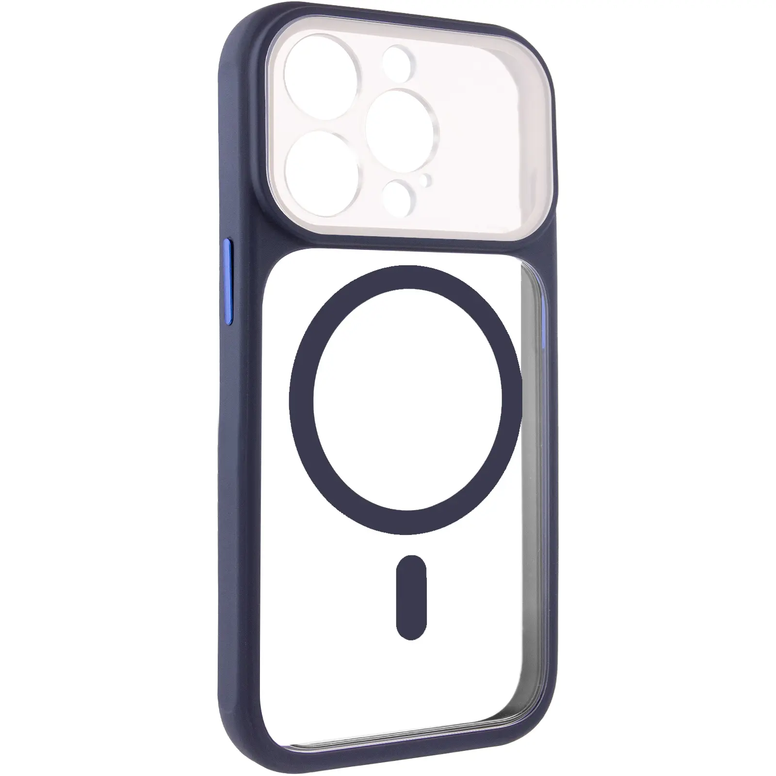 Etui TPU+PC GETMAN Moon Clear with MagSafe do Apple iPhone 15 Pro (6.1"), Blue, TPU+PC