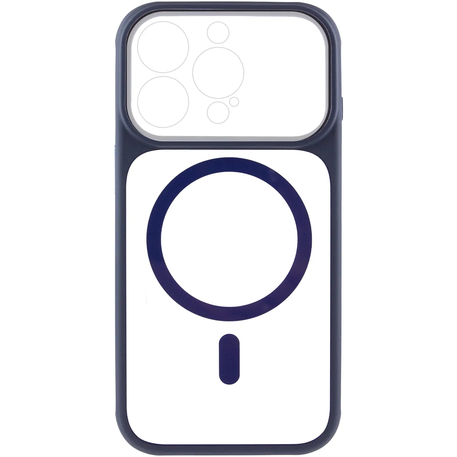 Etui TPU+PC GETMAN Moon Clear with MagSafe do Apple iPhone 15 Pro (6.1"), Blue 1, TPU+PC