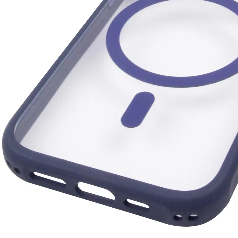 Etui TPU+PC GETMAN Moon Clear with MagSafe do Apple iPhone 15 Pro (6.1"), Blue 4, TPU+PC
