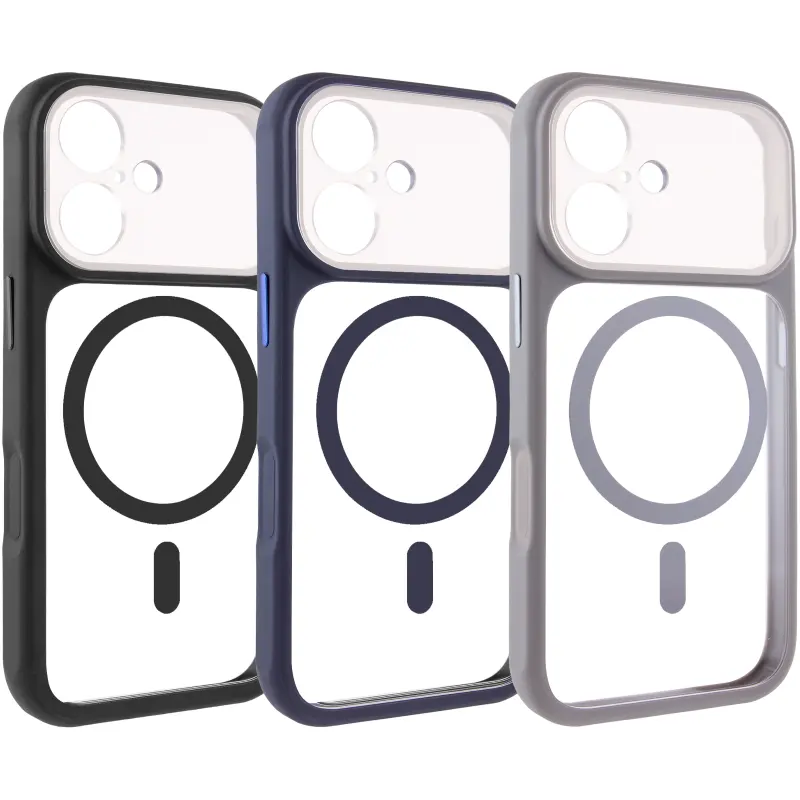 Etui TPU+PC GETMAN Moon Clear with MagSafe do Apple iPhone 16 (6.1"), TPU+PC