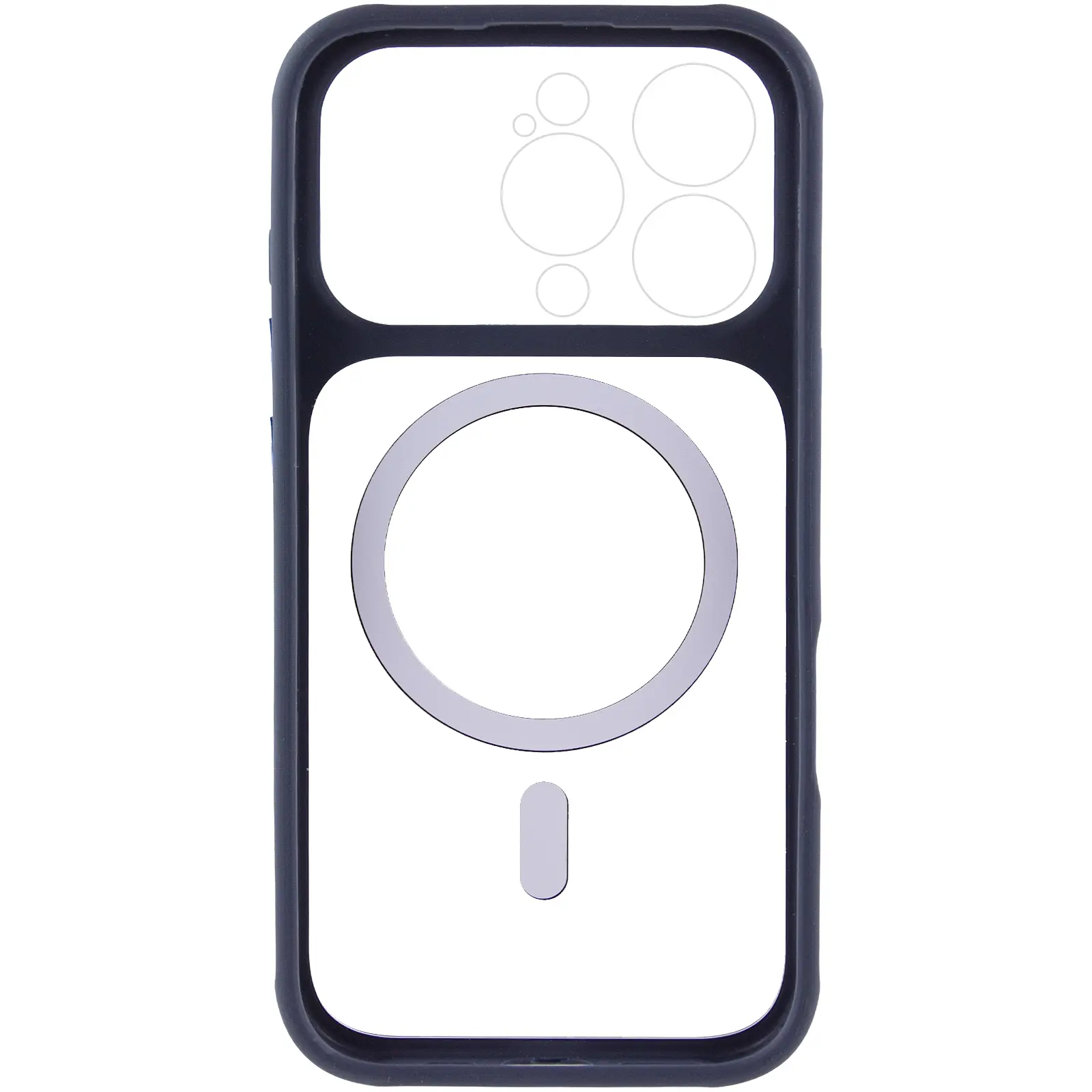 Etui TPU+PC GETMAN Moon Clear with MagSafe do Apple iPhone 16 Pro (6.3"), Blue 2, TPU+PC