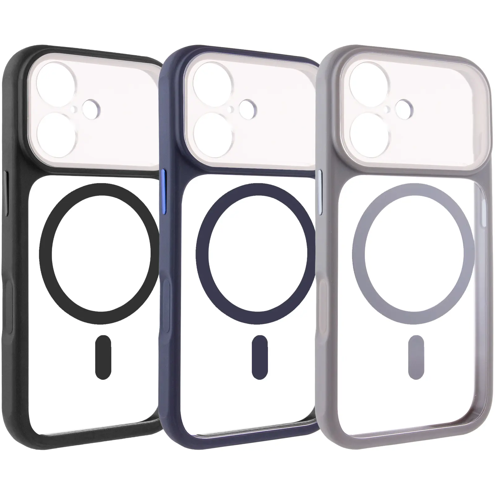 Etui TPU+PC GETMAN Moon Clear with MagSafe do Apple iPhone 17 (6.3"), TPU+PC