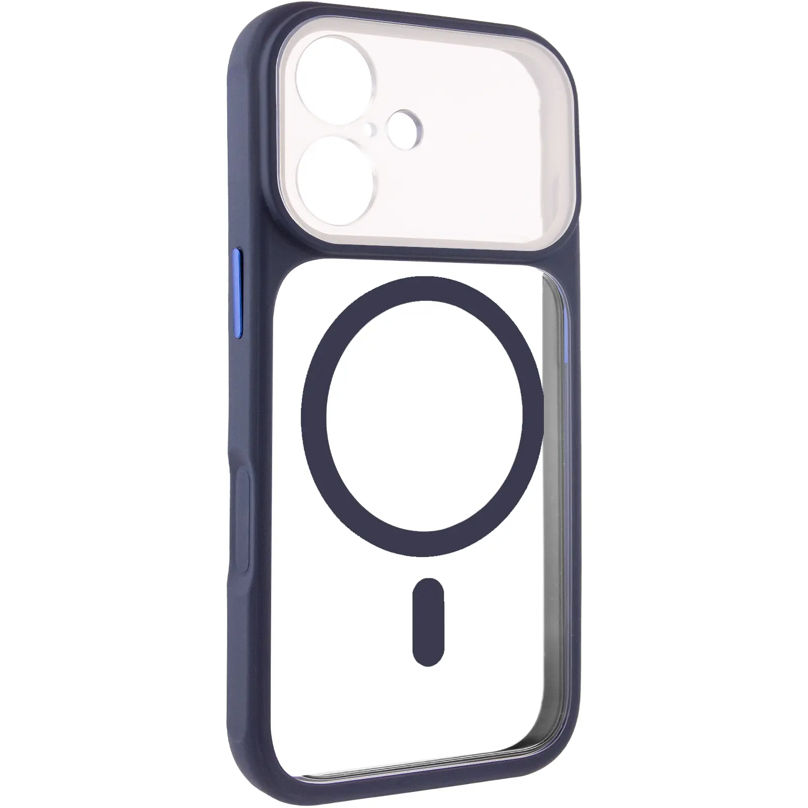 Etui TPU+PC GETMAN Moon Clear with MagSafe do Apple iPhone 17 (6.3"), Blue, TPU+PC