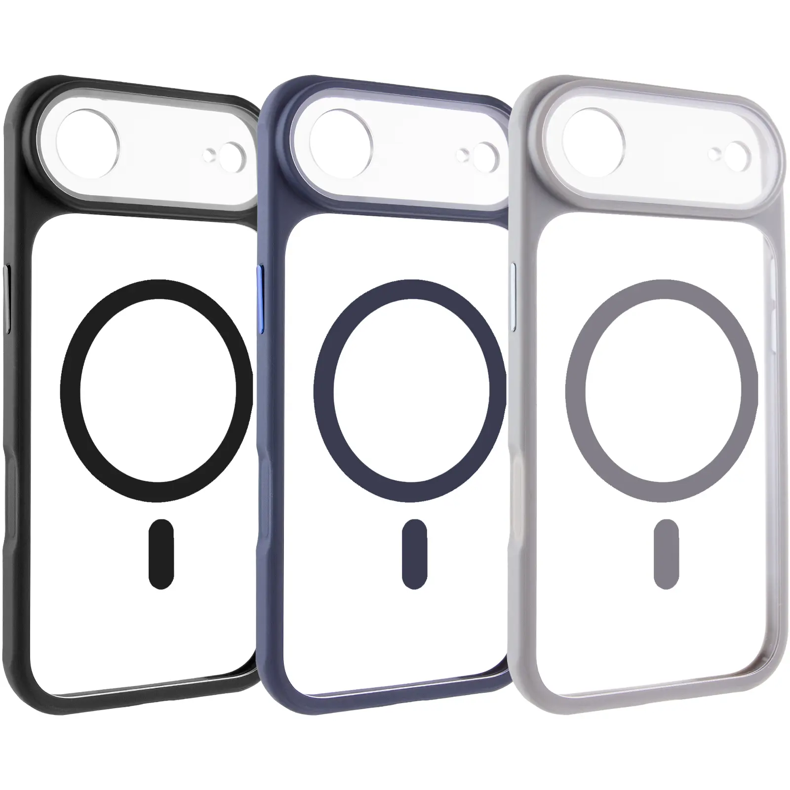 Etui TPU+PC GETMAN Moon Clear with MagSafe do Apple iPhone 17 Air (6.5"), TPU+PC
