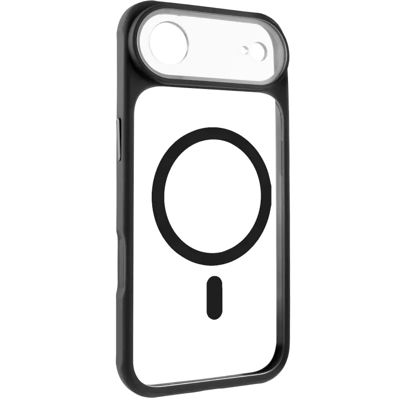 Etui TPU+PC GETMAN Moon Clear with MagSafe do Apple iPhone 17 Air (6.5"), Black, TPU+PC