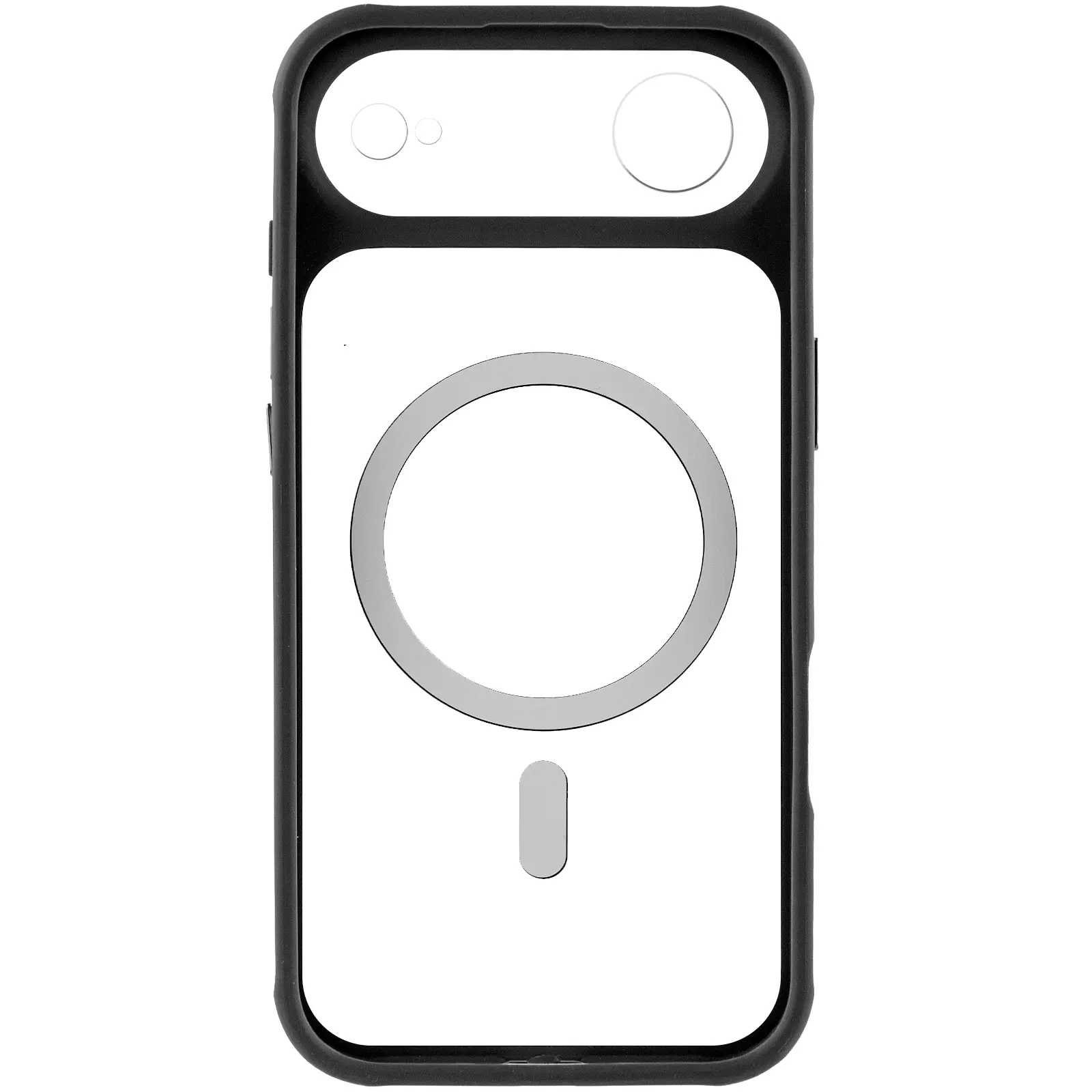 Etui TPU+PC GETMAN Moon Clear with MagSafe do Apple iPhone 17 Air (6.5"), Black 3, TPU+PC