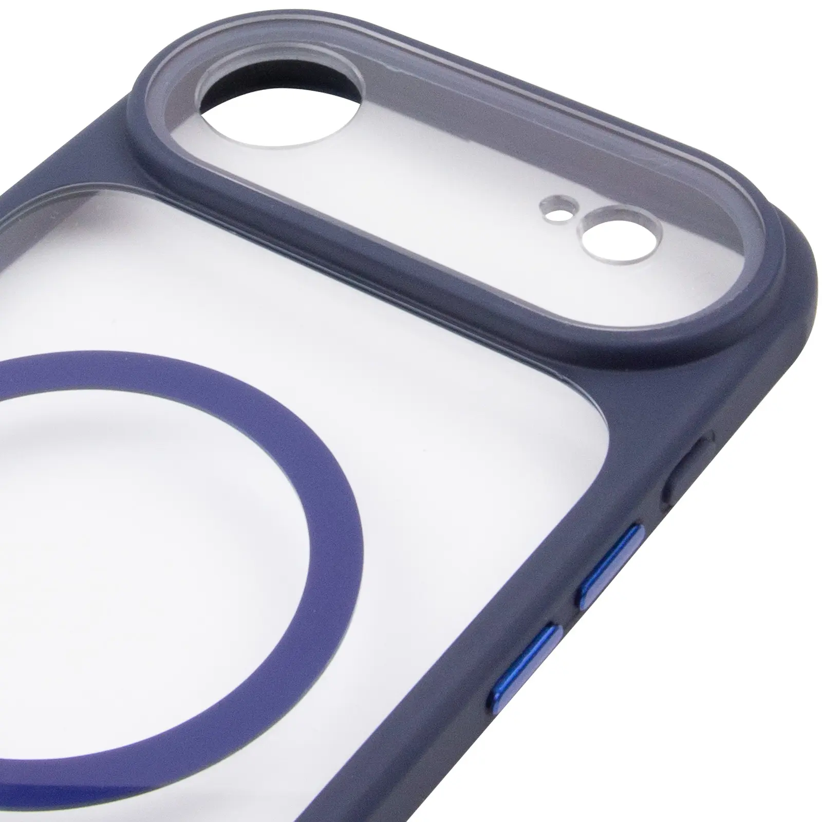 Etui TPU+PC GETMAN Moon Clear with MagSafe do Apple iPhone 17 Air (6.5"), Blue 3, TPU+PC