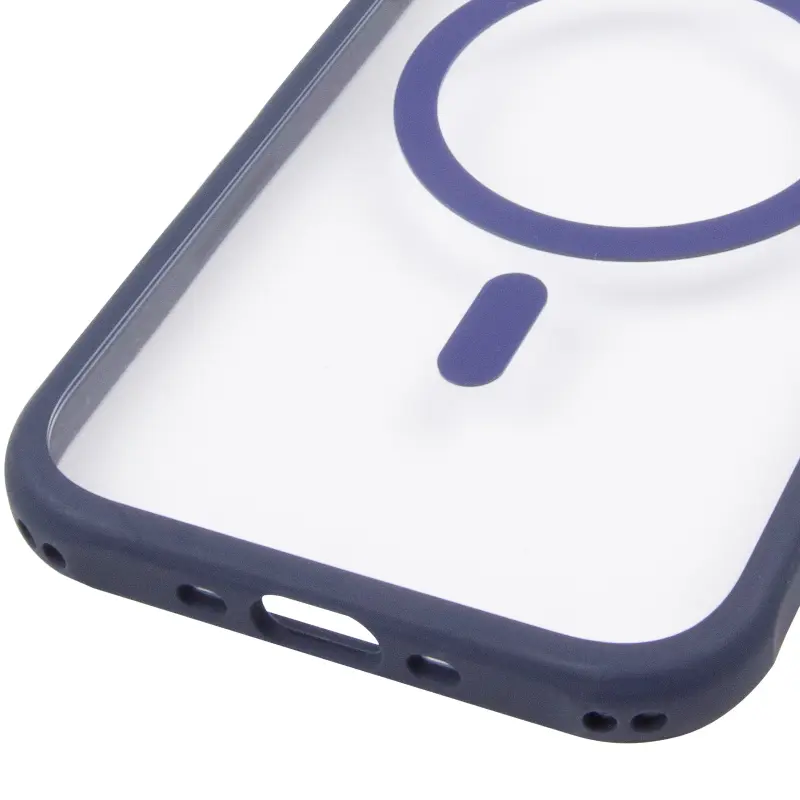 Etui TPU+PC GETMAN Moon Clear with MagSafe do Apple iPhone 17 Air (6.5"), Blue 4, TPU+PC