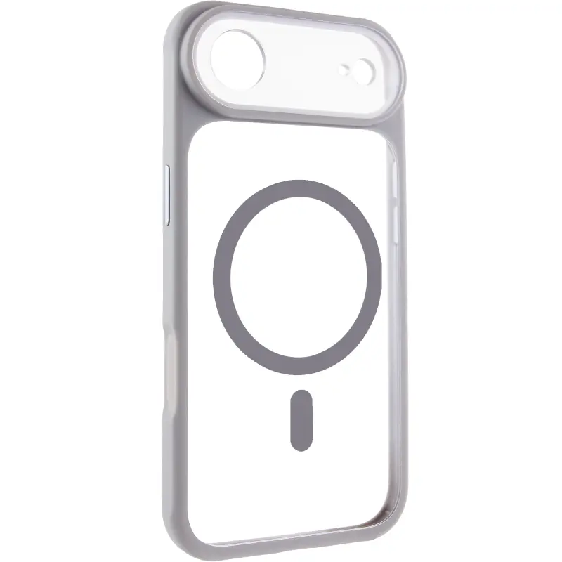 Etui TPU+PC GETMAN Moon Clear with MagSafe do Apple iPhone 17 Air (6.5"), Grey, TPU+PC