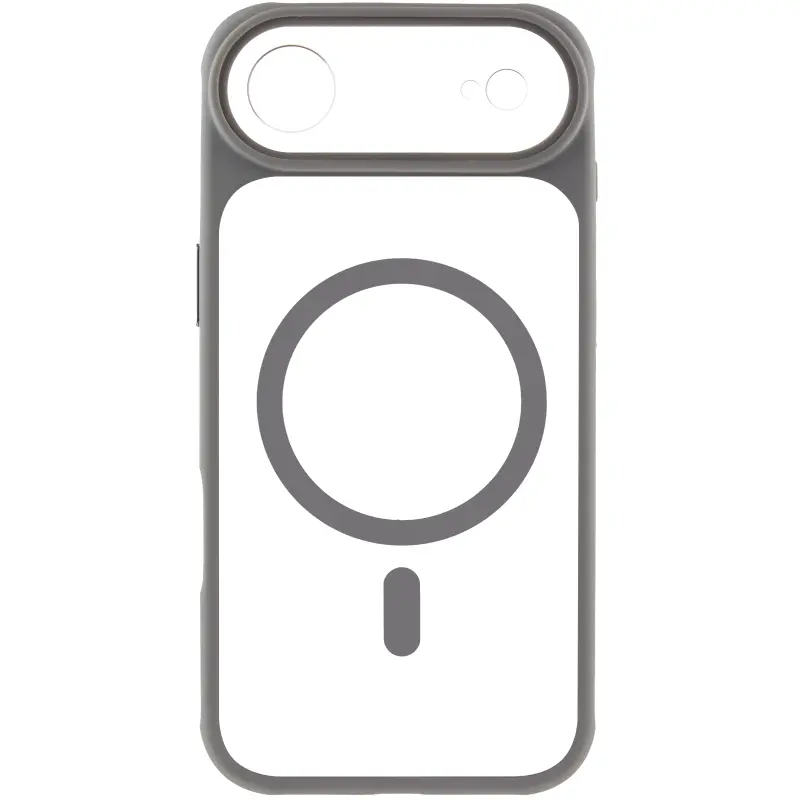 Etui TPU+PC GETMAN Moon Clear with MagSafe do Apple iPhone 17 Air (6.5"), Grey 1, TPU+PC