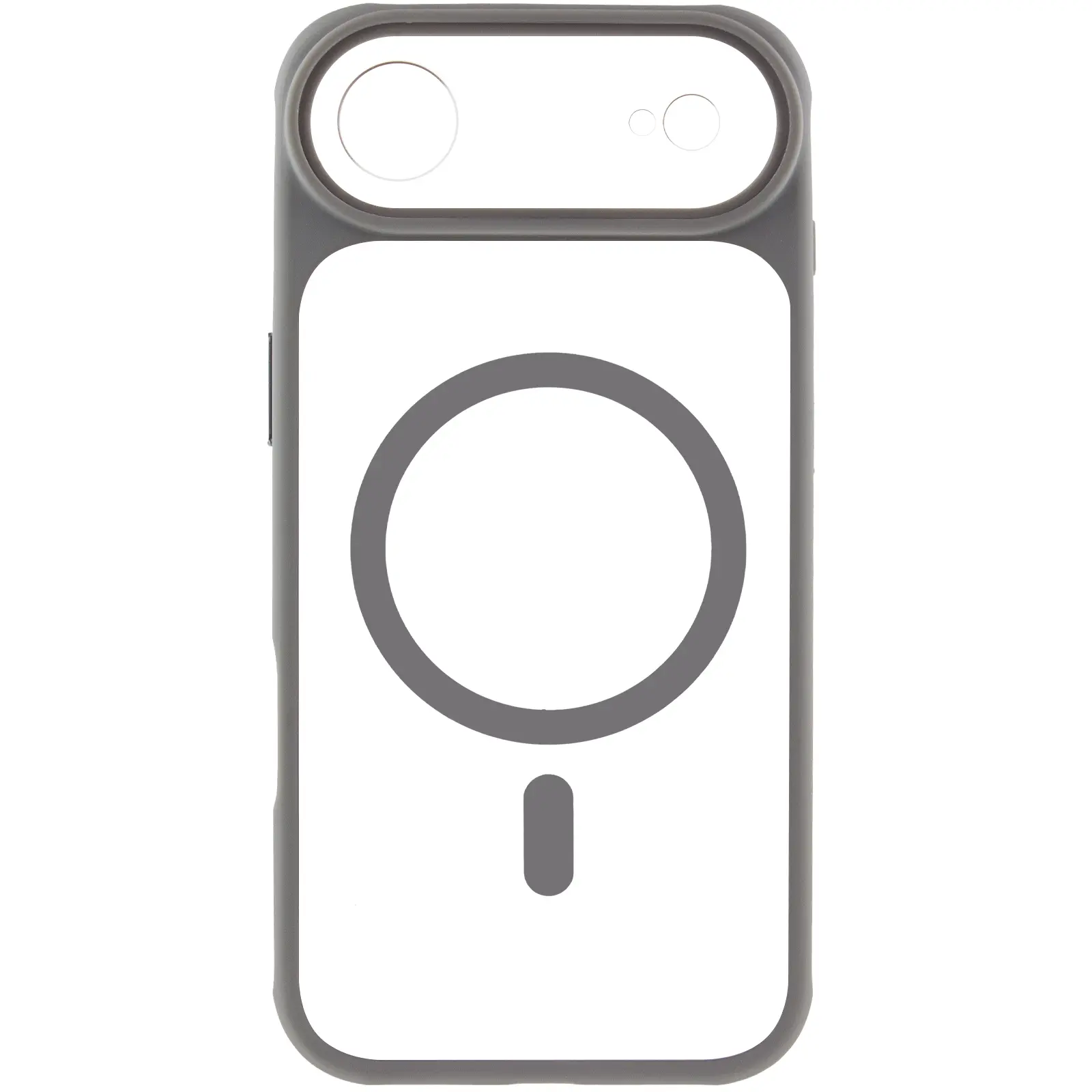 Etui TPU+PC GETMAN Moon Clear with MagSafe do Apple iPhone 17 Air (6.5"), Grey 1, TPU+PC