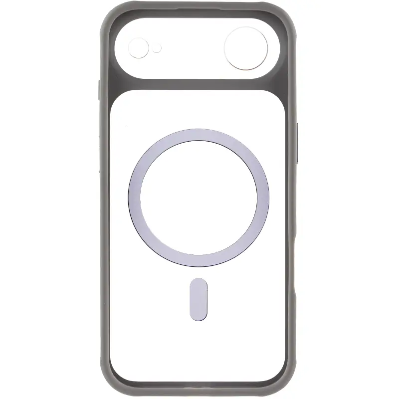 Etui TPU+PC GETMAN Moon Clear with MagSafe do Apple iPhone 17 Air (6.5"), Grey 2, TPU+PC