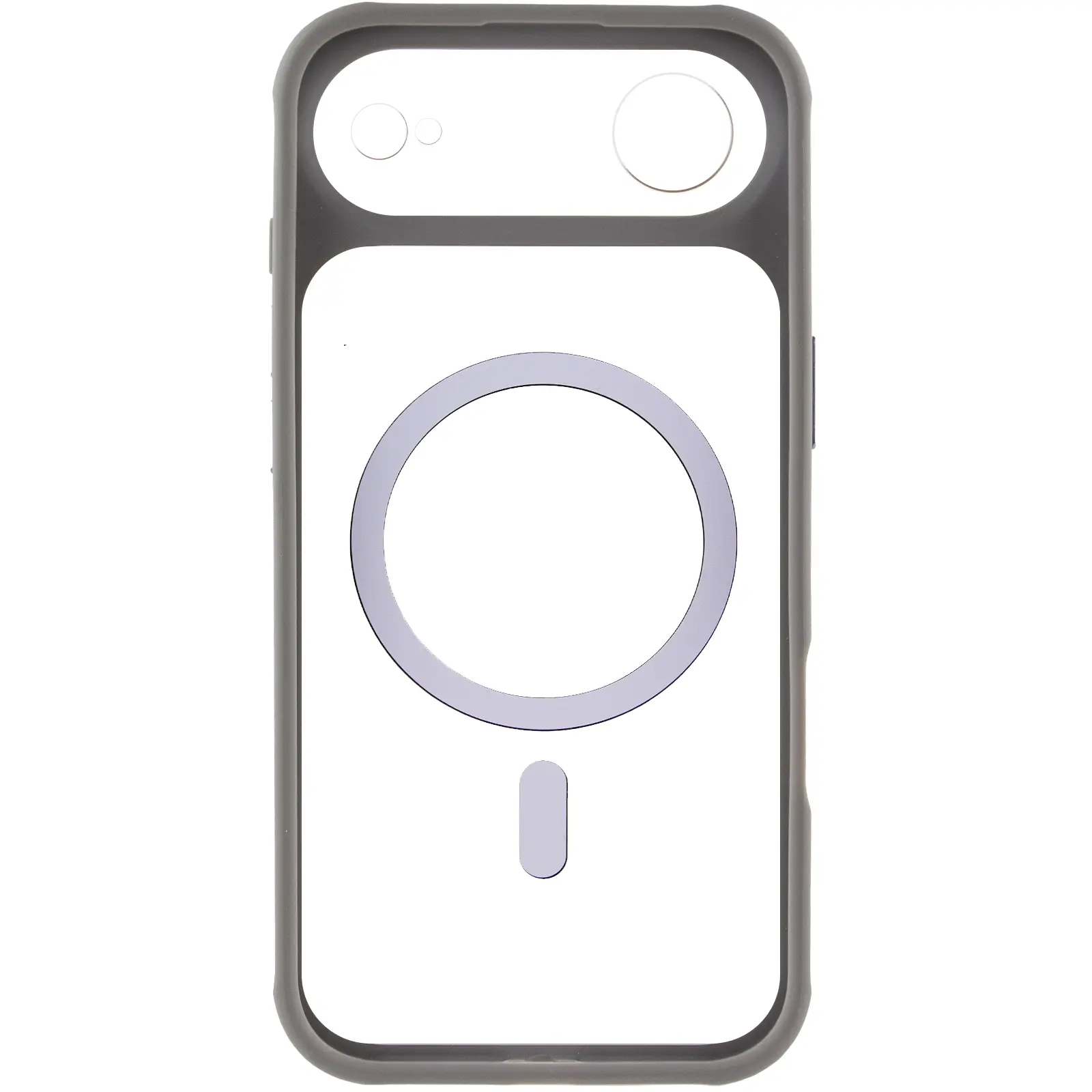 Etui TPU+PC GETMAN Moon Clear with MagSafe do Apple iPhone 17 Air (6.5"), Grey 2, TPU+PC