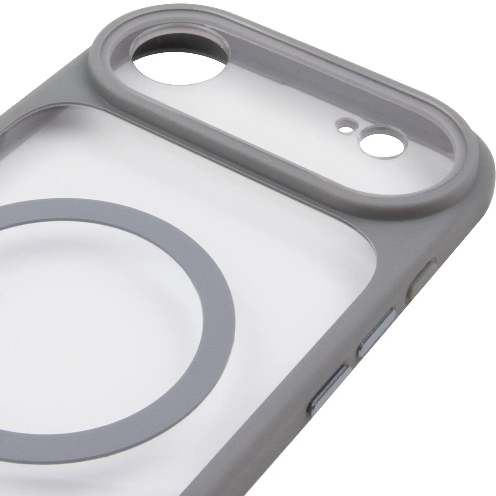 Etui TPU+PC GETMAN Moon Clear with MagSafe do Apple iPhone 17 Air (6.5"), Grey 3, TPU+PC