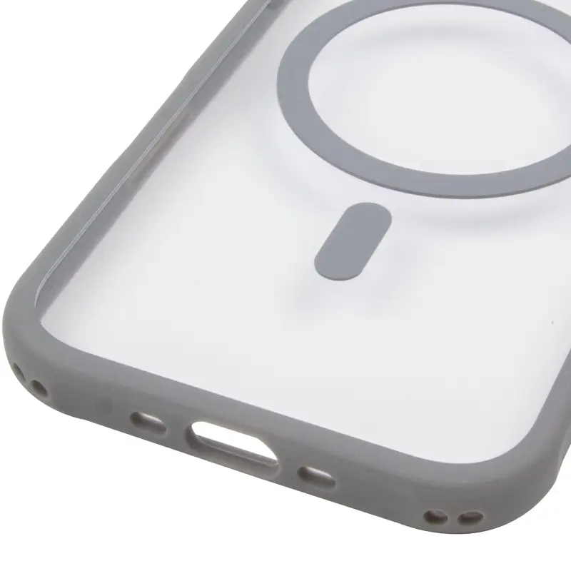 Etui TPU+PC GETMAN Moon Clear with MagSafe do Apple iPhone 17 Air (6.5"), Grey 4, TPU+PC
