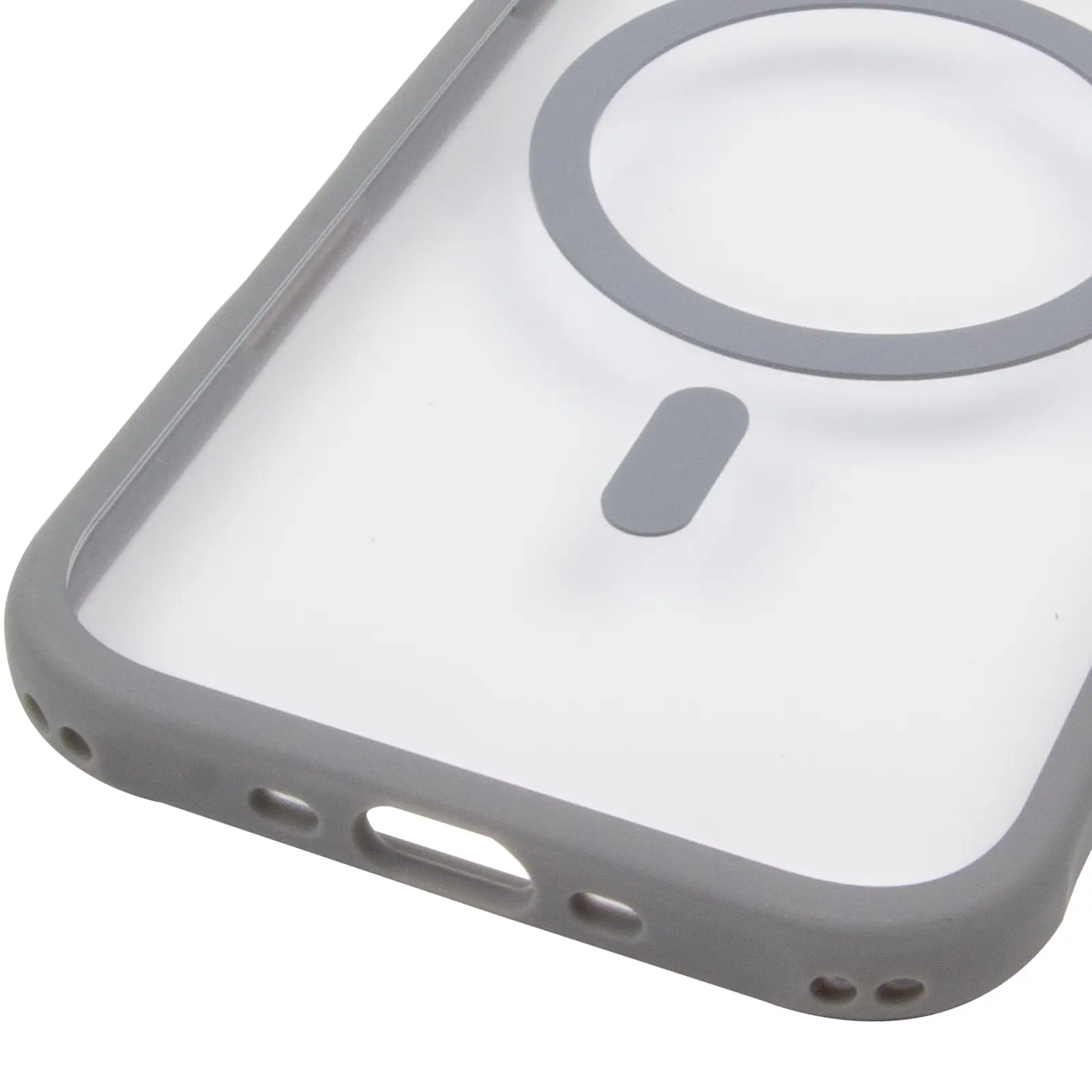 Etui TPU+PC GETMAN Moon Clear with MagSafe do Apple iPhone 17 Air (6.5"), Grey 4, TPU+PC