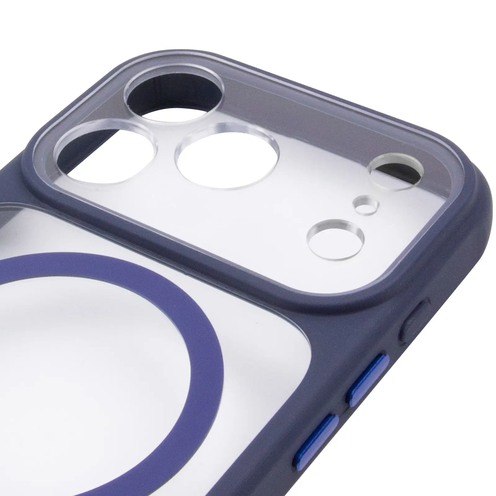 Etui TPU+PC GETMAN Moon Clear with MagSafe do Apple iPhone 17 Pro (6.3"), Blue 3, TPU+PC