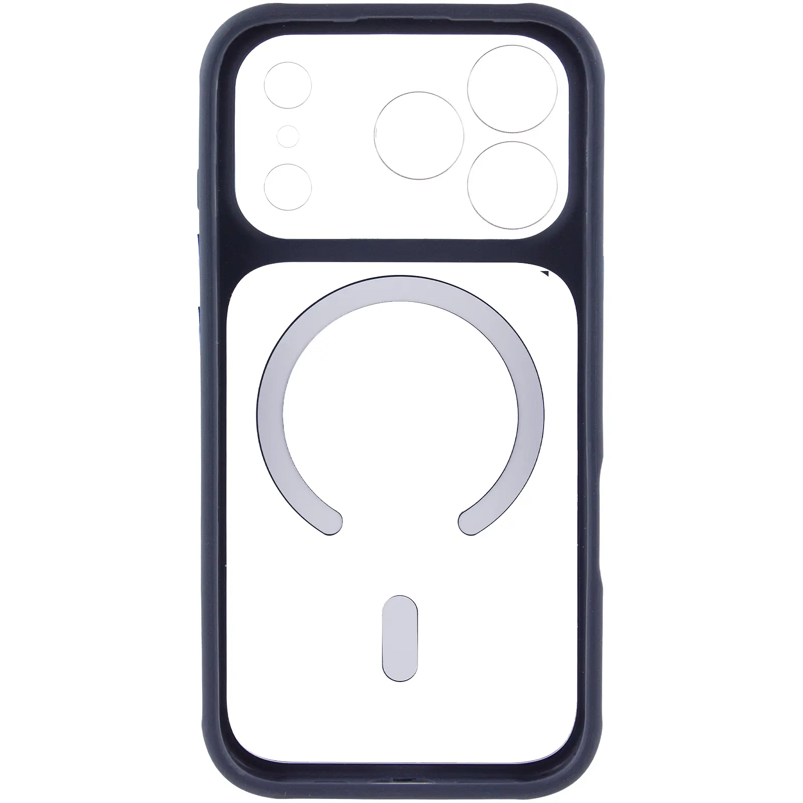 Etui TPU+PC GETMAN Moon Clear with MagSafe do Apple iPhone 17 Pro Max (6.9"), Blue 2, TPU+PC