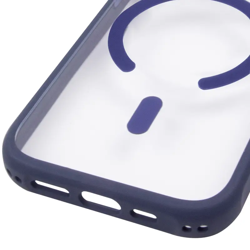 Etui TPU+PC GETMAN Moon Clear with MagSafe do Apple iPhone 17 Pro Max (6.9"), Blue 4, TPU+PC