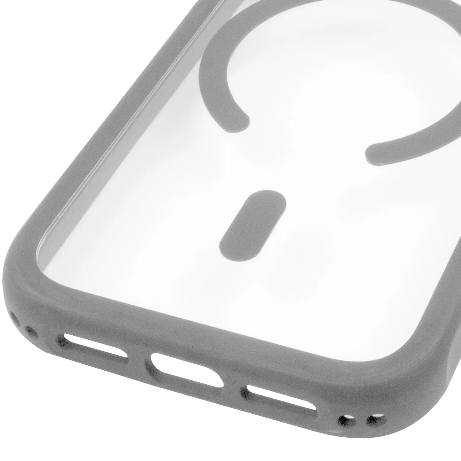 Etui TPU+PC GETMAN Moon Clear with MagSafe do Apple iPhone 17 Pro Max (6.9"), Grey 4, TPU+PC