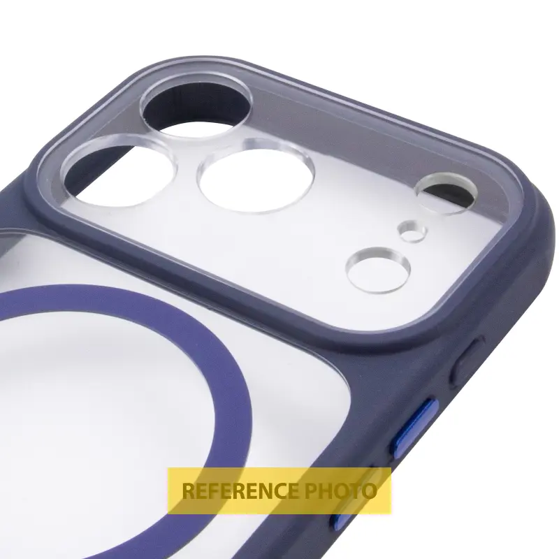 Etui TPU+PC GETMAN Moon Clear with MagSafe do Apple iPhone 18, Blue 3, TPU+PC