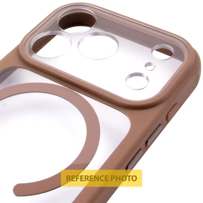 Etui TPU+PC GETMAN Moon Clear with MagSafe do Apple iPhone 18, Brown 3, TPU+PC