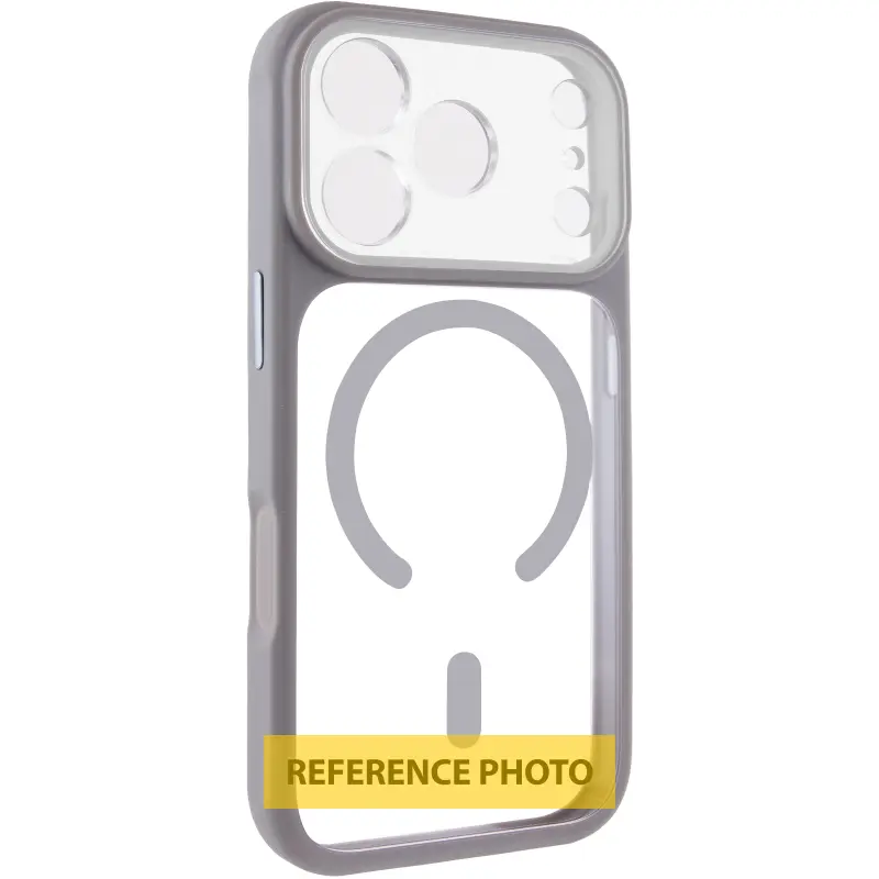 Etui TPU+PC GETMAN Moon Clear with MagSafe do Apple iPhone 18, Grey, TPU+PC
