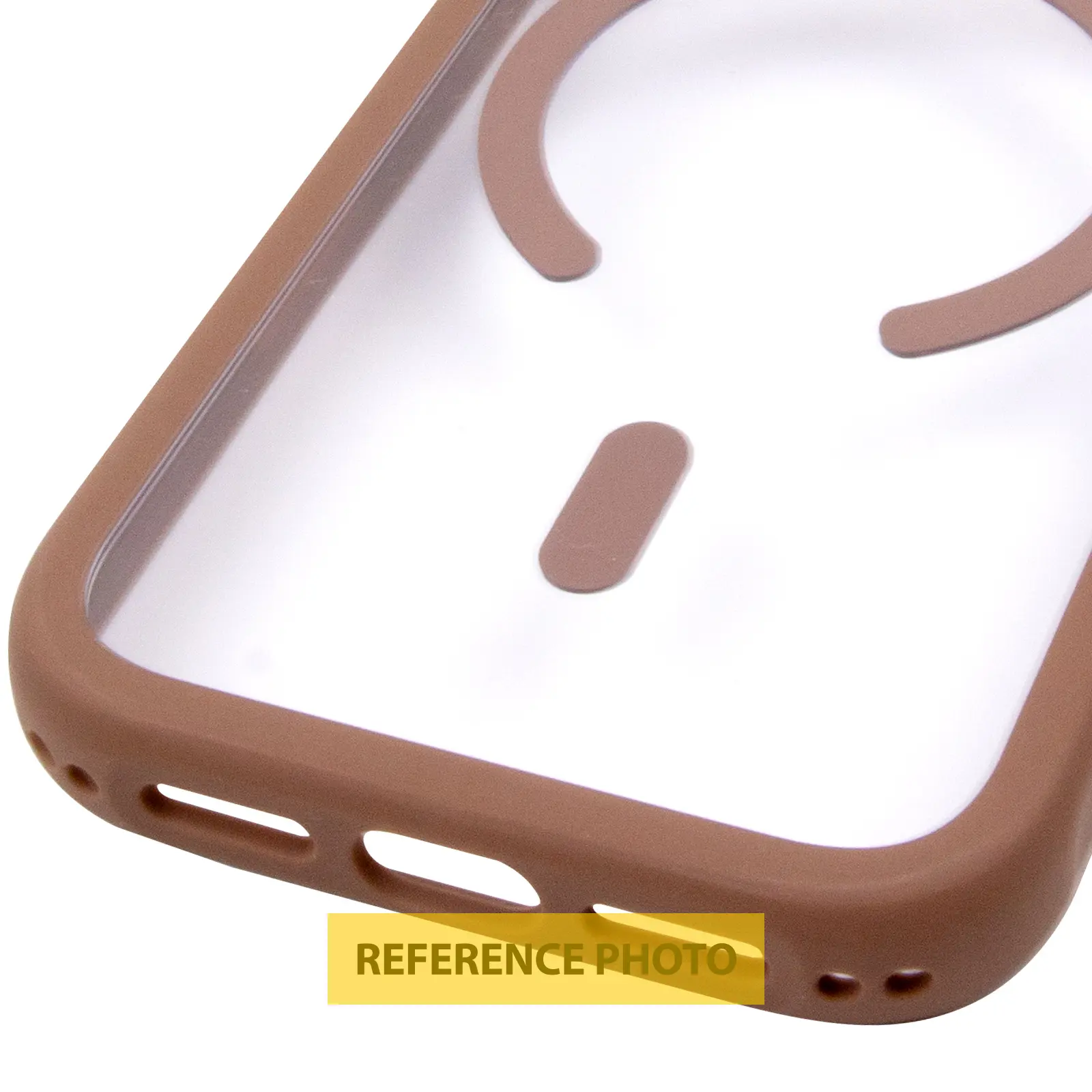 Etui TPU+PC GETMAN Moon Clear with MagSafe do Apple iPhone 18 Pro, Brown 4, TPU+PC