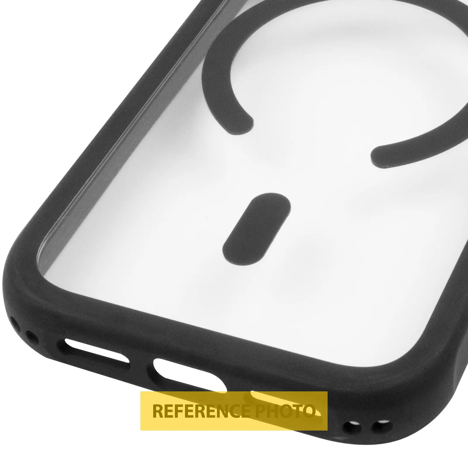 Etui TPU+PC GETMAN Moon Clear with MagSafe do Apple iPhone 18 Pro Max, Black 5, TPU+PC