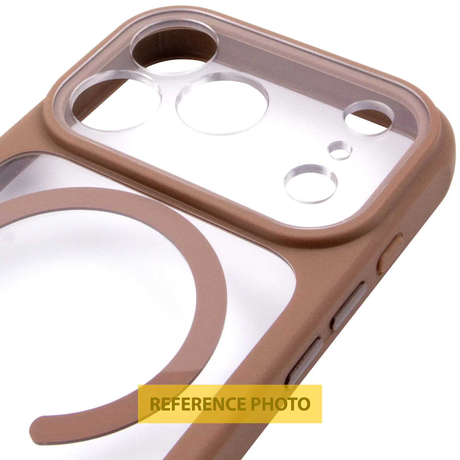 Etui TPU+PC GETMAN Moon Clear with MagSafe do Apple iPhone 18 Pro Max, Brown 3, TPU+PC