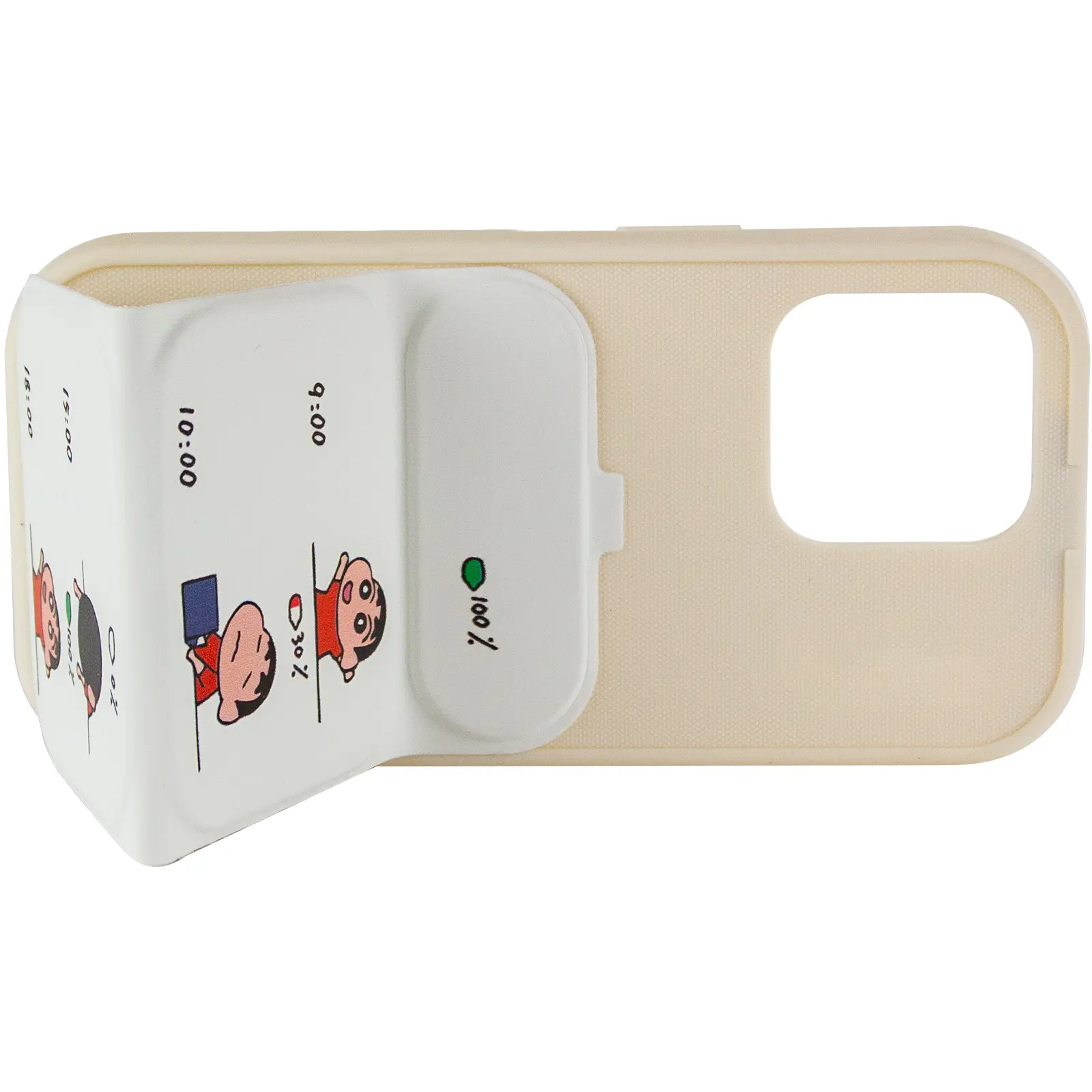 Case TPU Panel Stand for Apple iPhone 15 Pro (6.1"), Battery Mood 4, TPU