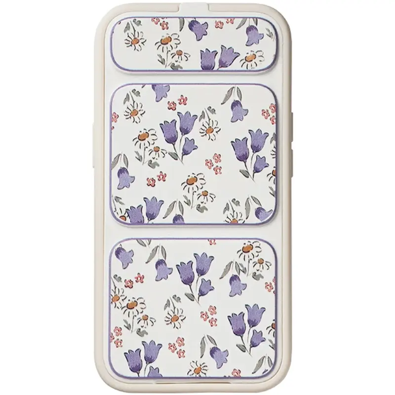 Etui TPU Panel Stand do Apple iPhone 15 Pro Max (6.7"), Floral Breeze, TPU