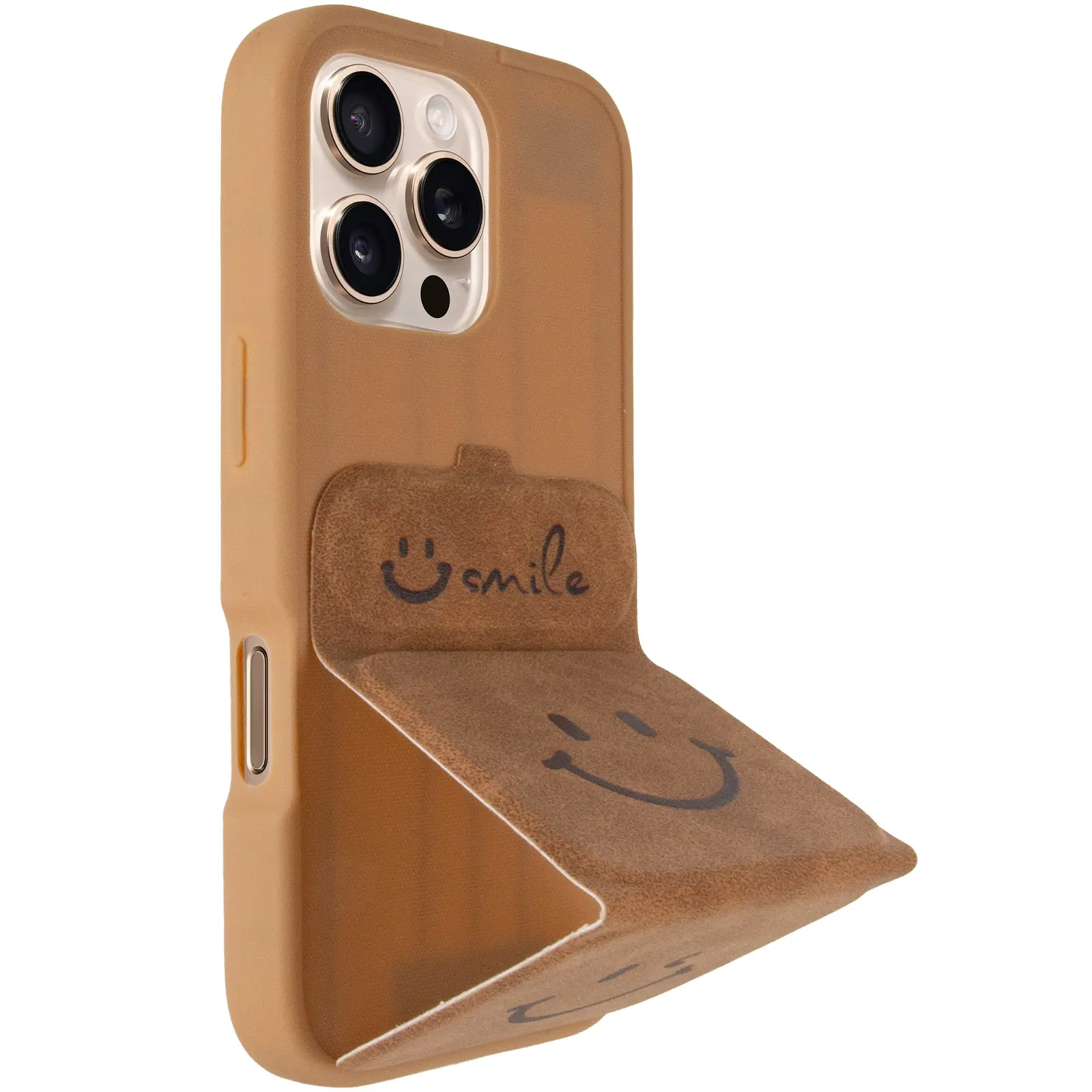 Case TPU Panel Stand for Apple iPhone 16 Pro (6.3"), Soft Smile 7, TPU