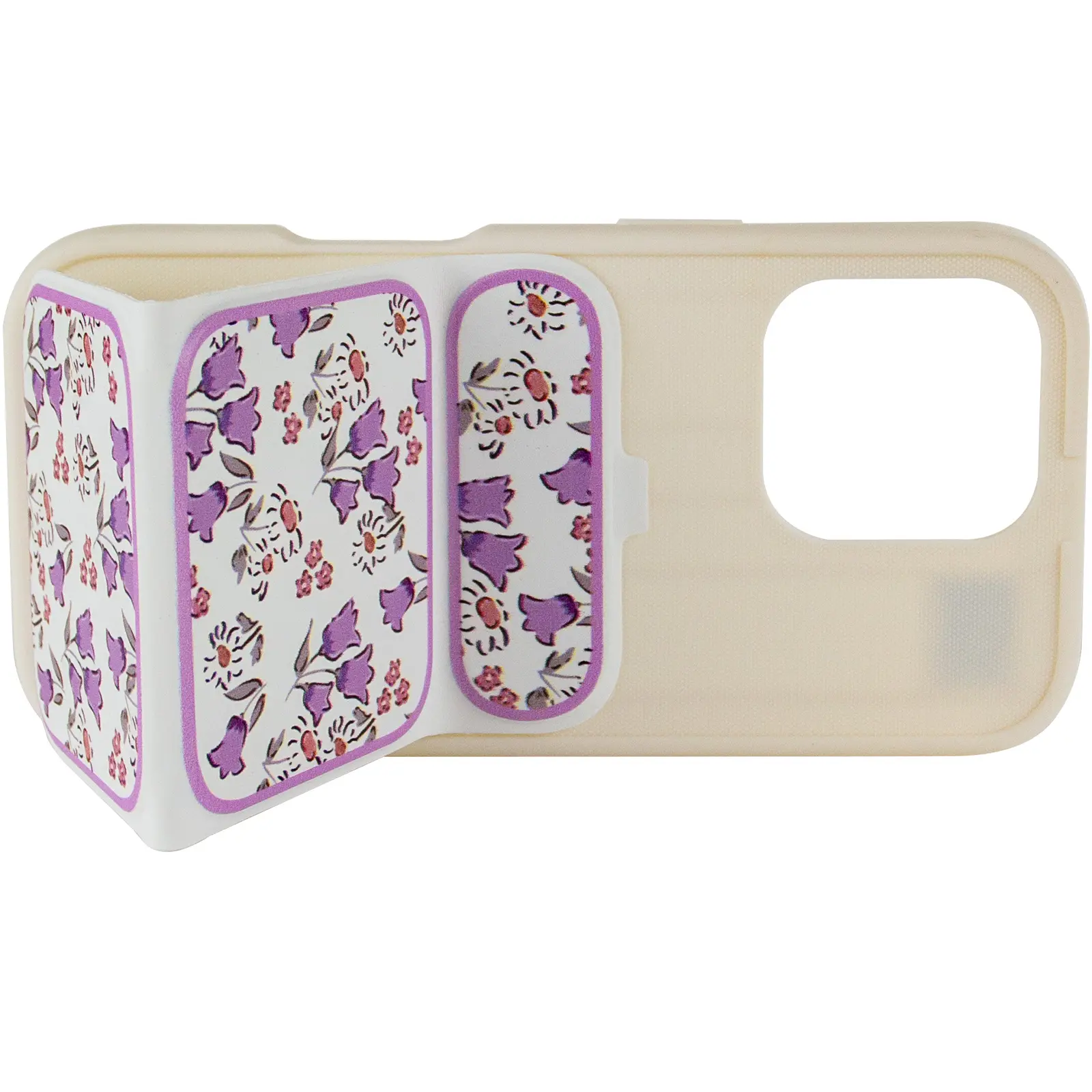 Etui TPU Panel Stand do Apple iPhone 16 Pro Max (6.9"), Floral Breeze 4, TPU