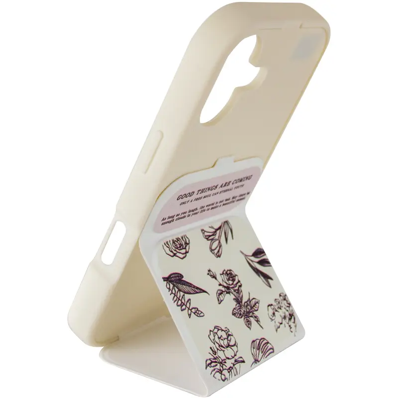 Etui TPU Panel Stand do Apple iPhone 17 (6.3"), Floral Sketch 3, TPU