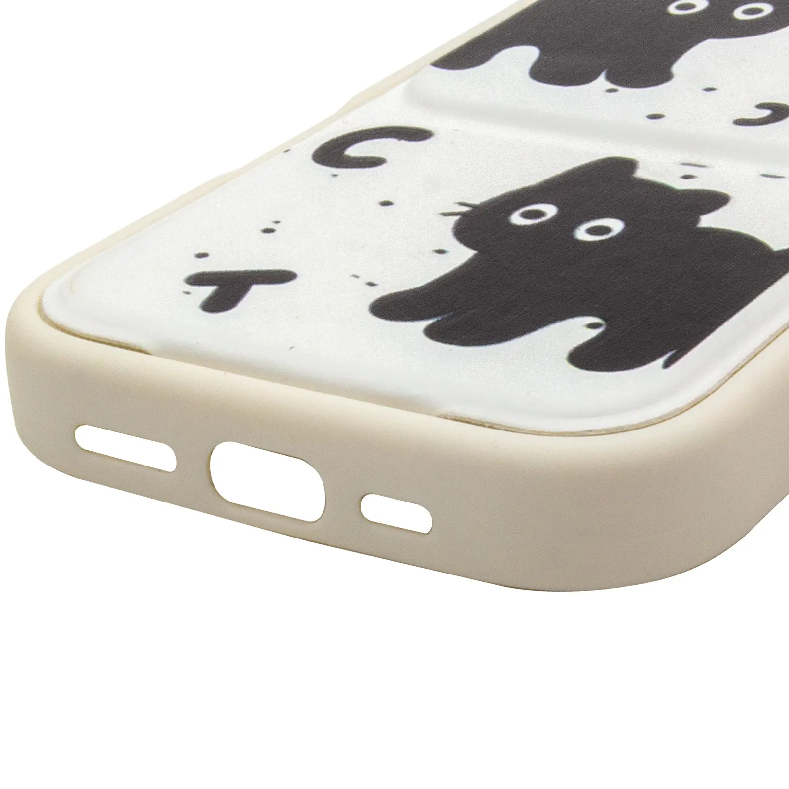 Etui TPU Panel Stand do Apple iPhone 17 Pro (6.3"), Black Cat 6, TPU