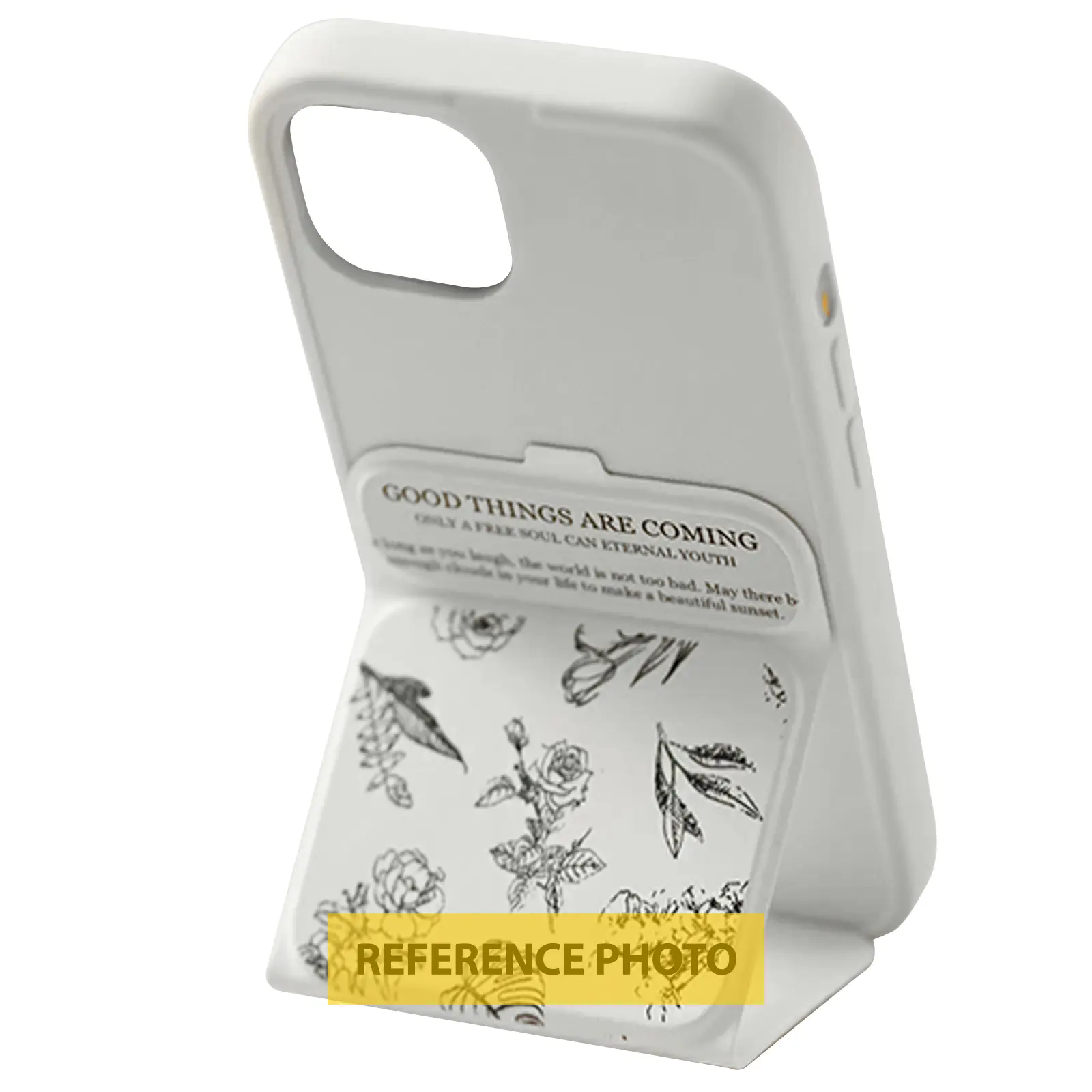 Etui TPU Panel Stand do Apple iPhone 17 Pro Max (6.9"), Floral Sketch 2, TPU