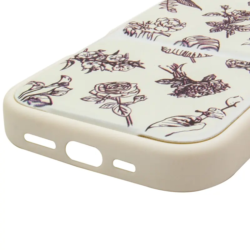 Etui TPU Panel Stand do Apple iPhone 17 Pro Max (6.9"), Floral Sketch 6, TPU