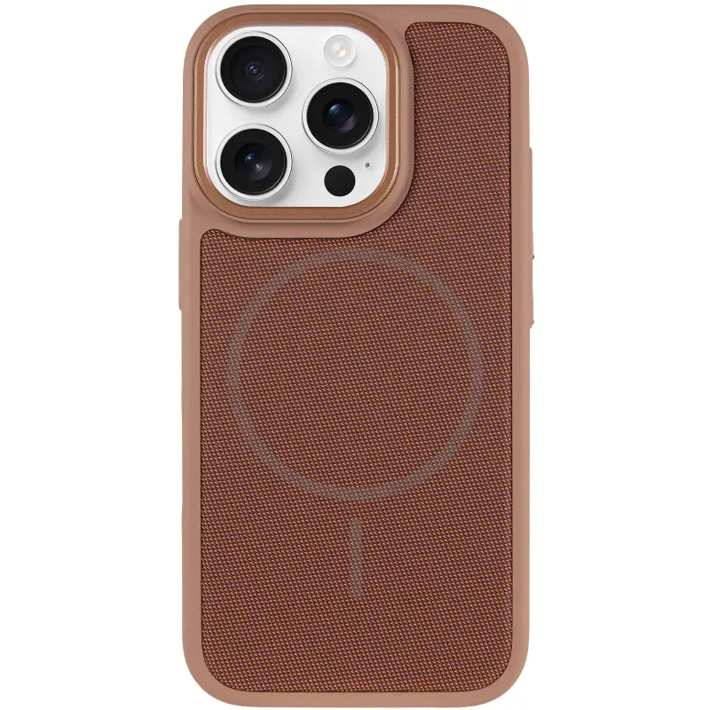 Чохол PC TechWoven Hybrid with MagSafe для Apple iPhone 15 Pro (6.1"), Desert Gold 1, Тканина